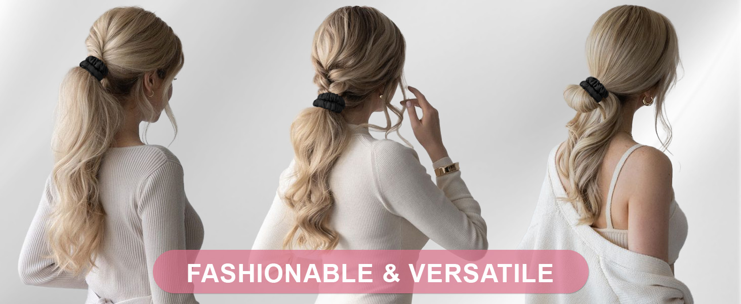 silk scrunchies