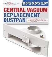 LifeSupplyUSA Central Vacuum Automatic Vac Dust Pan Sweep Inlet Valve White