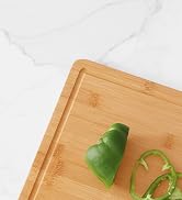 Homaxy Extra Large Organic Bamboo Cutting Boards for Kitchen, 20"x14" Wooden 2XL Cutting Board wi...