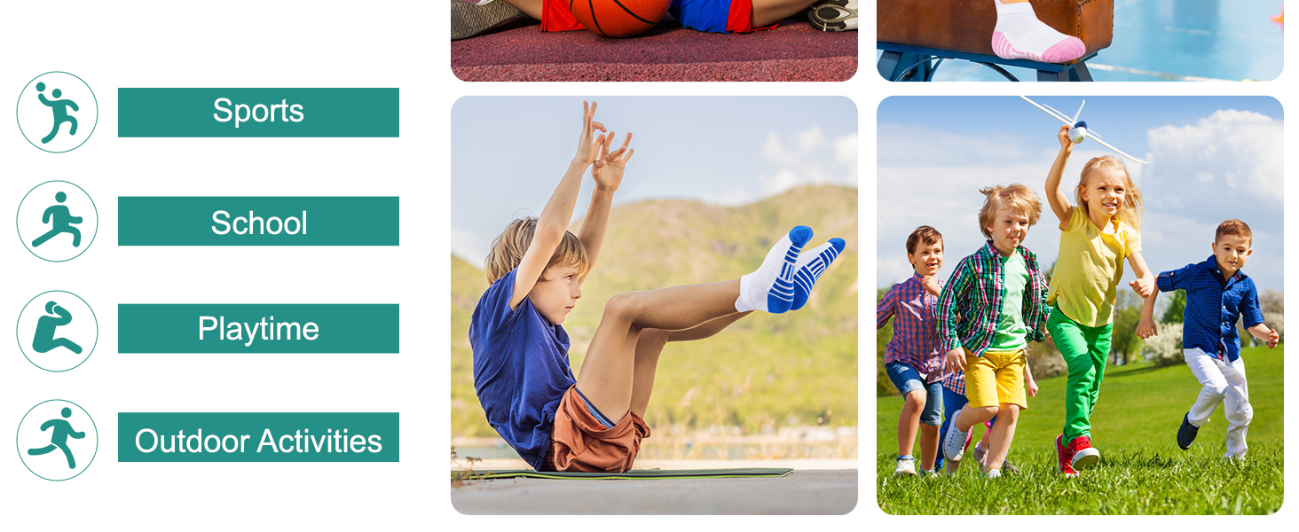 kids athletic socks
