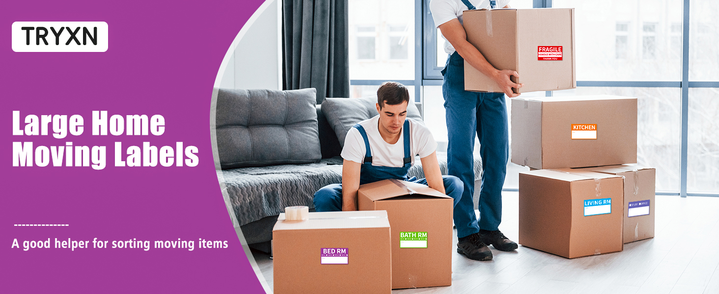 Home Moving Labels