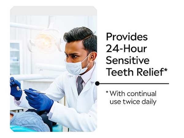 Provides 24 hours sensitive tooth relief
