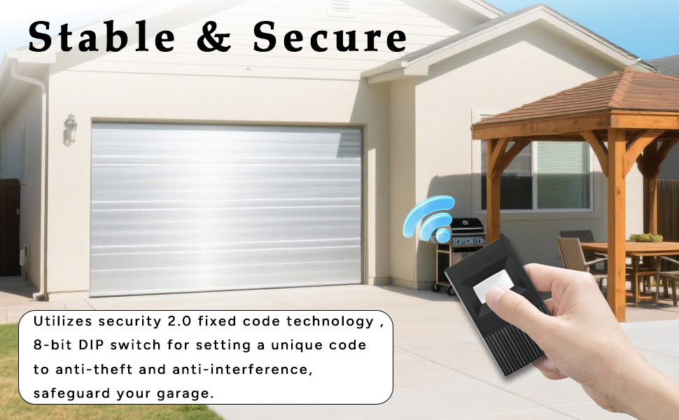 Garage Door Opener Remote Compatible with Linear Delta 3