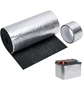 Nkiy Quen 82.6 x 7 Inches Car Battery Insulation Kit,Universal Battery Blanket for Cold Weather P...