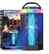 REOGLE Bug Zapper Outdoor Indoor, Rechargeable Mosquito Zapper with 8000mAh Battery & LED Night L...