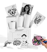 Memoking T02 Paper, White Thermal Sticker Paper Compatible with T02/M02/T02 Pro/Q02E/D20/D21 Mini...