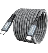 JasRoum 10ft USB C Data Cable with USB 3.2 Gen 2 20Gbps High Speed Transfer/240W Fast Charging/4K...