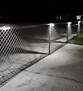 fence lights solar powered