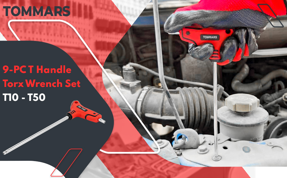 T handle torx wrench set