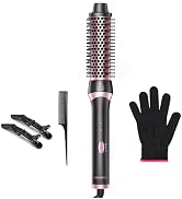 Thermal Brush, Heated Round Brush Curling Iron for Blowout Look with Ceramic Coating Volume Quick...
