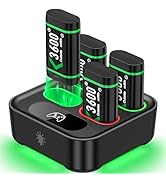 Rechargeable Battery Packs for Xbox Series X|S/Xbox One,4X3600mWh Xbox One Controller Battery Pac...