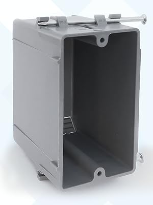 one gang grey electrical box by Airmont Products