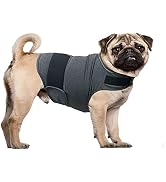 QIYADIN Dog Comfort Dog Anxiety Relief Coat, Breathable Shirts for Dogs, Dog Anxiety Vest Jacket ...