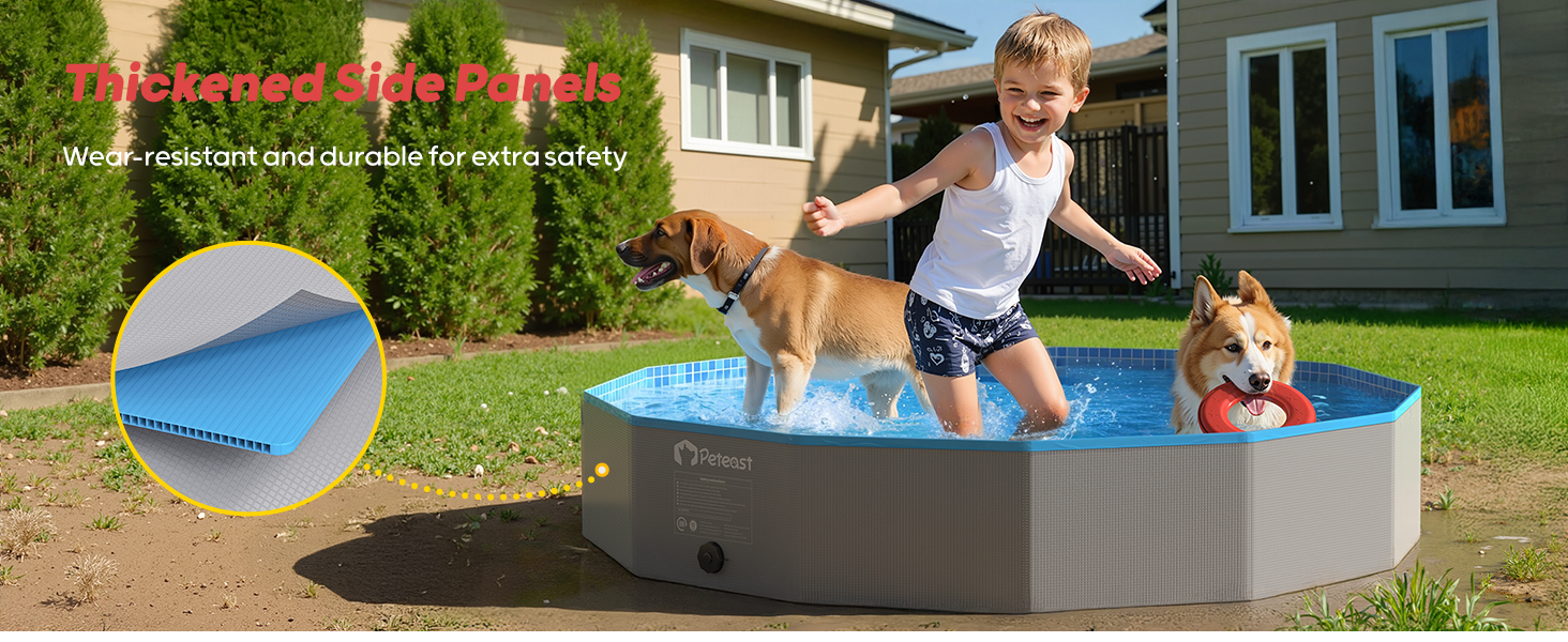 foldable pool for kids hard kiddie pool pool for dogs wading pool hard plastic collapsible pool