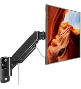 MOUNT PRO Monitor Wall Mount, 14.7" Short Monitor Arm for Max 32" Screen | Full Motion Height Adj...