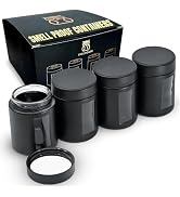Treehouse Smell Proof Containers (120mL), Jars with Airtight Lids for Herbs, Spices, Coffee and T...