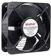 Wathai AC 20060 200mm x 60mm Dual Ball 110v 120V High Performance Industrial Cooling Fan