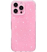 Hython Case for iPhone 16 Pro Max Case Glitter Cute Sparkly Shiny Bling Sparkle Phone Cases 6.9