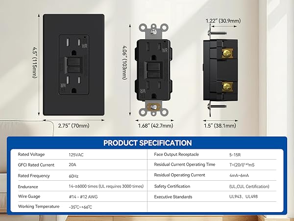 Product Specification TW 15 BL