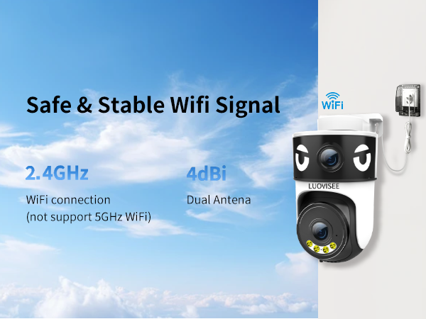 2.4GHz Wi-Fi only