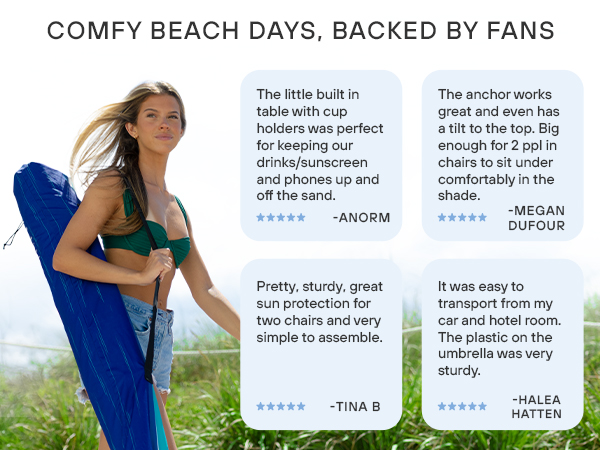 the best beach umbrella table 7' cute cool beach gadgets beach tray beach must haves for women