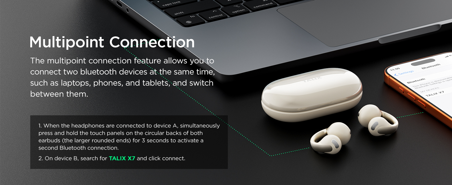 ear clip bluetooth headphones