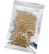 PABCK 100 Pack Clear Front Foil Pouch Resealable Mylar Bags 3.3x5.5 inch | Heat Seal Aluminum Foi...