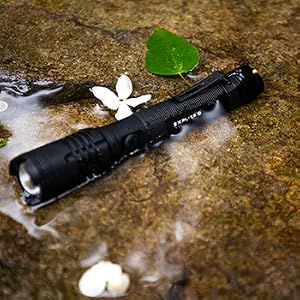 Rechargeable Flashlight Multifunctional USB-C with Diffuser Cap, Zoomable IP67 Waterproof Magnetic