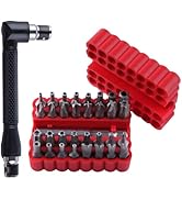GOLD DEER 33PCS Security Torx Bit Set with Magnetic Extension Bit Holder and L spanner Tamper Res...