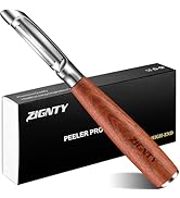 ZIGNTY Vegetable Peeler Stainless Steel, Premium Potato Peelers for Kitchen, Ultra Sharp Rotary B...