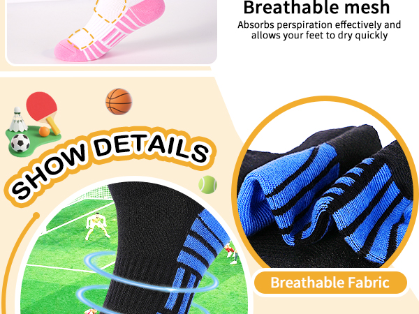 kids cotton crew socks everyday socks