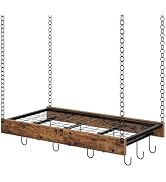 CHOEZON Hanging Pot Rack, Vintage Pot Hangers for Kitchen, Ceiling Mounted Pot Rack, Pot and Pan ...