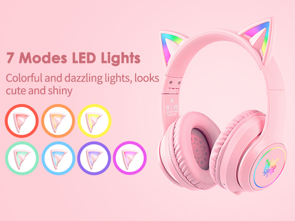 ONITOON B90 Cat Ear Bluetooth Headphone