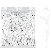 Kingbzis Individually Wrapped Floss Picks - 500 Count Dental Floss Bulk,Tooth Floss Picks for Tee...