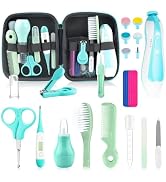 Baby Grooming Kit for Boys Girls Safety Newborn Nursery Essentials Grooming Set Gift for First-ti...