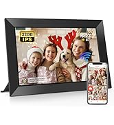 Frameo 10.1 Inch WiFi Digital Picture Frame with 32GB Memory, 1280 x 800 IPS Touch Screen Smart E...
