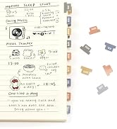 Lumintutu Laminated Planner Monthly Stickers,48 Small Size Adhesive Plan Tabs Accessories for Not...