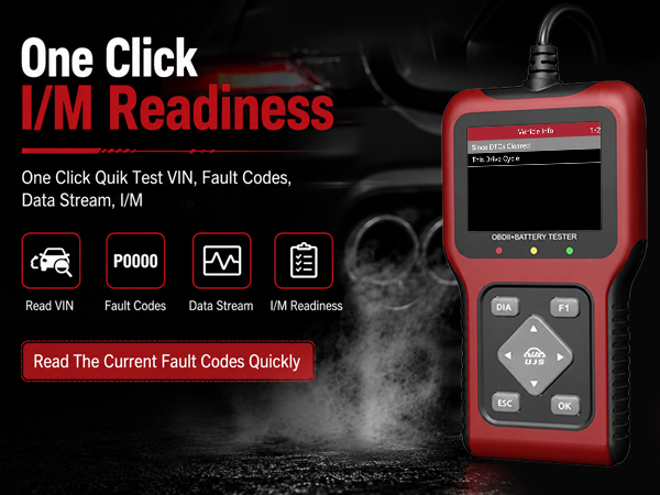 UJS TesGo OBD2 Scanner and Battery Tester