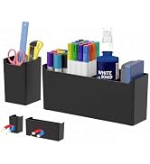 FRETONBA 2 Pack Magnetic Dry Erase Marker Holder for Whiteboard | Large & Small Strong Magnet Pen...