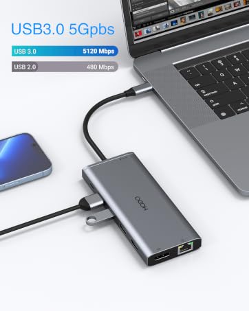 USB C Docking Station Dual Displayport Monitor for Dell/Lenovo/HP Laptop