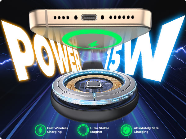 265 MagSafe car mount charger wireless