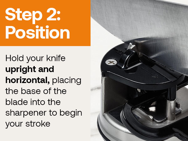 AnySharp EDITIONS Hands Free Knife Sharpener Easy to Use Sharpening Tool