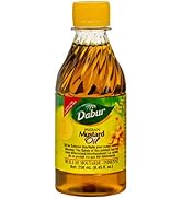 Dabur Kachi Ghani Mustard Oil - Oil for Skin and Hair Care, Cold-pressed Oil Body Massage, Therap...