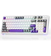 Machenike KG98 Mechanical Keyboard,Hot Swappable Custom Gaming Keyboard,Pre-lubed Linear Switches...