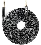 keephifi 6ft 4.4mm Replacement Audio Cable for Beats - KBEAR Male to Male Braided 4N OFC Stereo J...