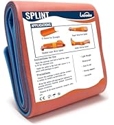 First Aid Splint 36" X 4.3",Keep Bones in Position,Waterproof,Orange-Blue,for Splinting,Legs,Hand...