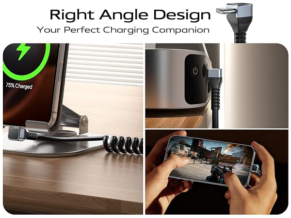 coiled usb c to usb c cable