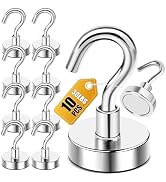DIYMAG Magnetic Hooks for Cruise Cabins, 10 Pack 30lbs 2026 Ship Essentials N52 Magnet Hook Heavy...