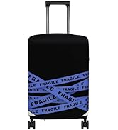 HYPER VENTURE Washable Luggage Cover - Fashion Suitcase Protector Fits 23-26 Inch Luggage (Fragil...