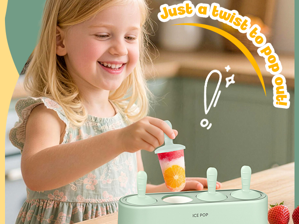 easy to pop out the popsicle